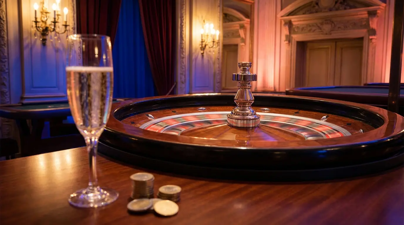 Roulette en mouvement avec éclairage tricolore français